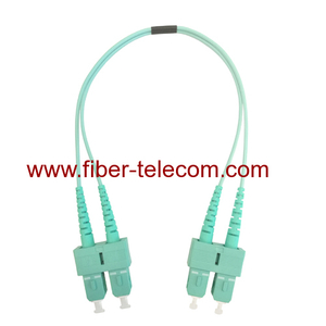 SC to SC OM3 Duplex Fiber Optical Patch Cord