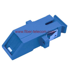 Shuttered SC UPC Adaptor Simplex with Flange 