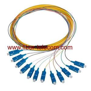SC Single Mode Break-out Fiber Optic Pigtail