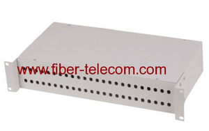 19" rack mounted fiber optic patch panel 2U