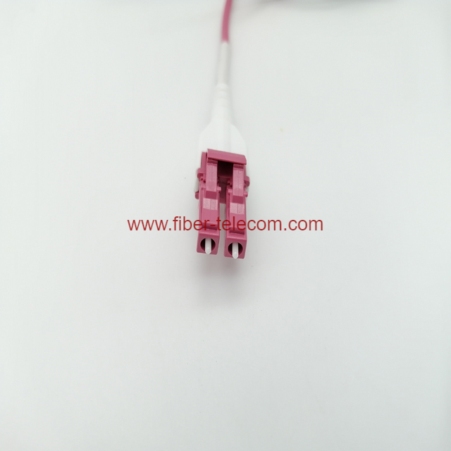Fiber Optic LC Duplex Patch Cord Uniboot SM/ MM Fiber