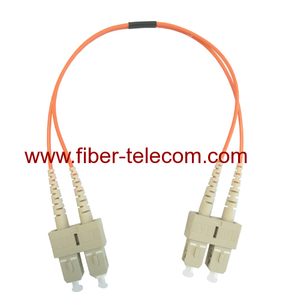 SC to SC Multimode Duplex Fibre Optical Patch Cable