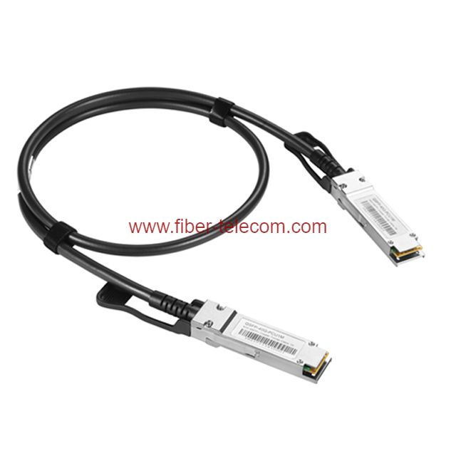 RoHS Compliant 40Gb/s QSFP+ Copper Cable with Digital Diagnostic Monitor 100m 